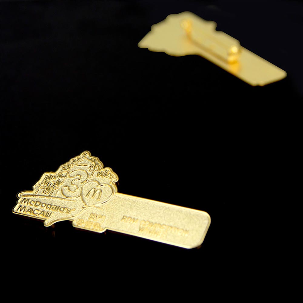 Golden Name Badge